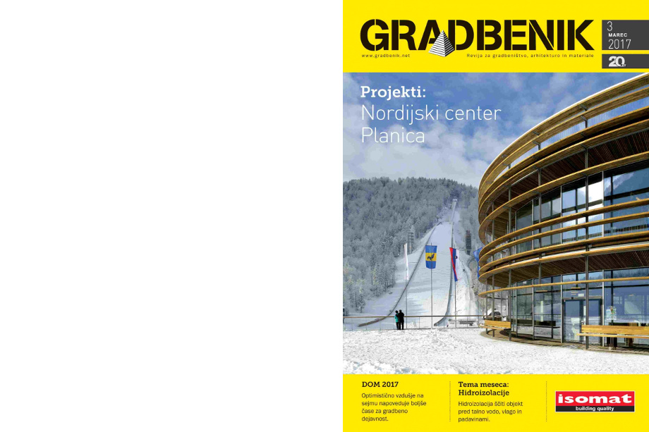 Gradbenik magazine, March 2017