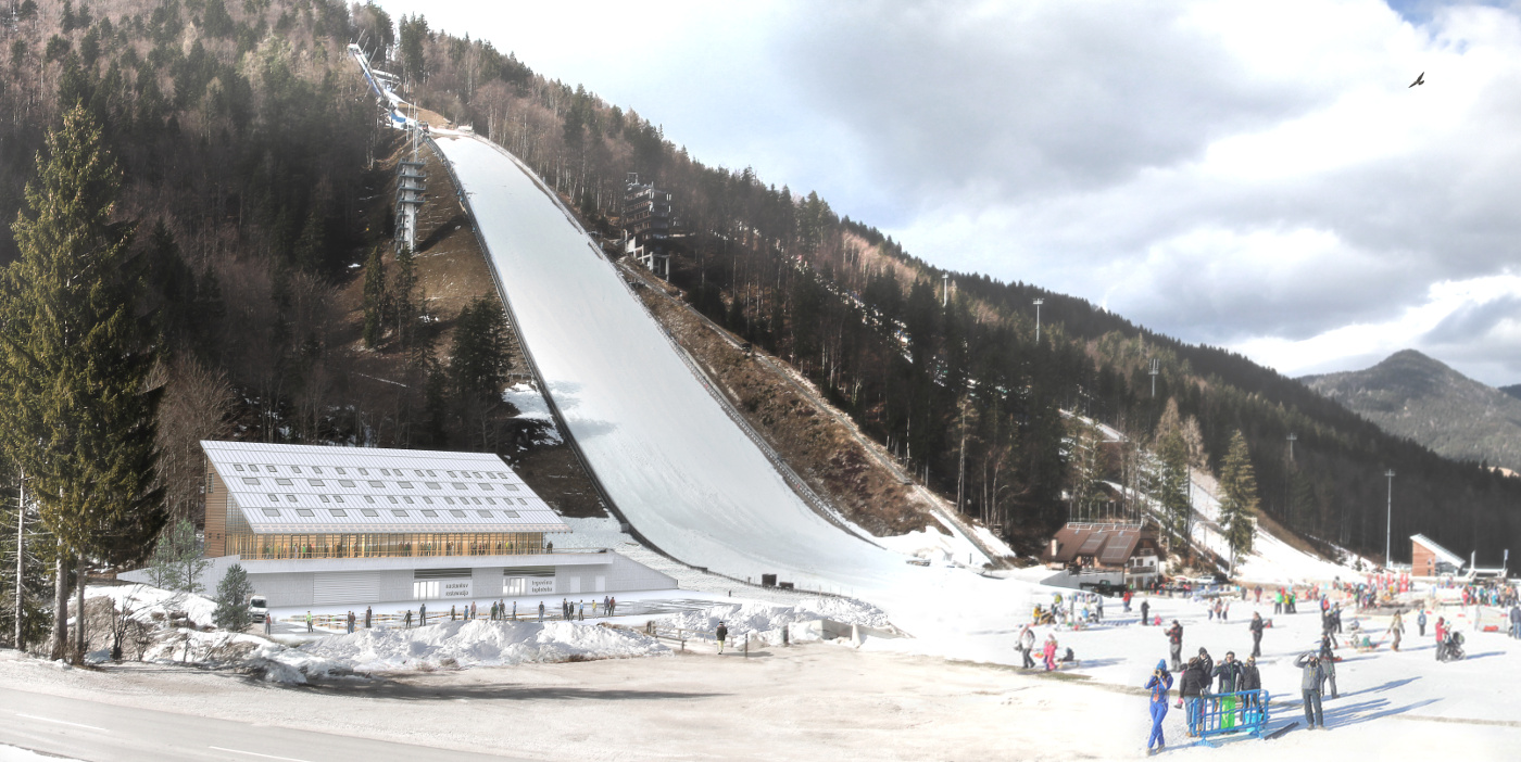 Arhitekturni biro STVAR | Namestitvena športno izobraževalna stavba Planica 